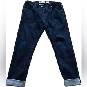 Gap 1969 Kaihara Japanese Selvedge Denim Jeans 36x32 Dark Wash